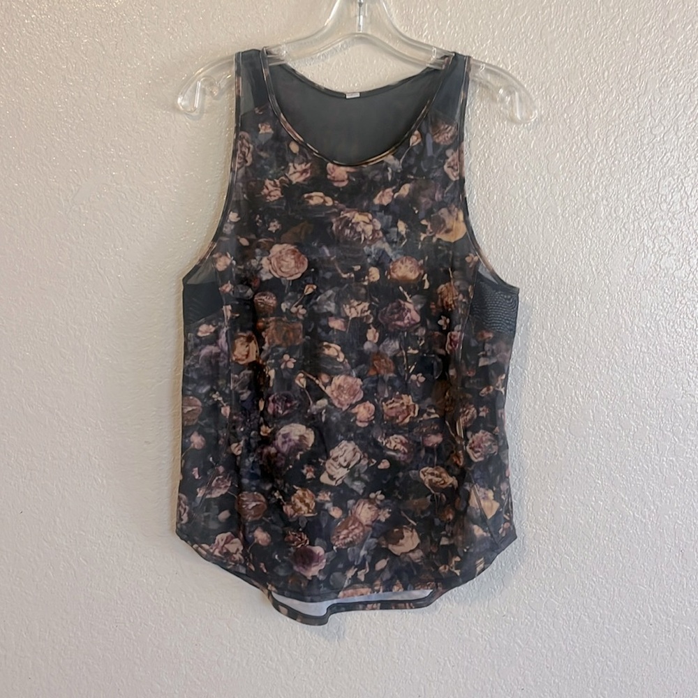Lululemon Floral Print Tank Top Size 4/6